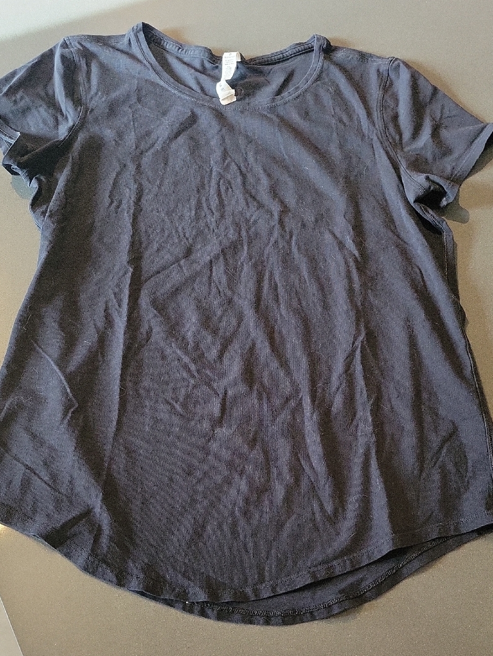lululemon athletica Women's Short Sleeve Black Crew Tee